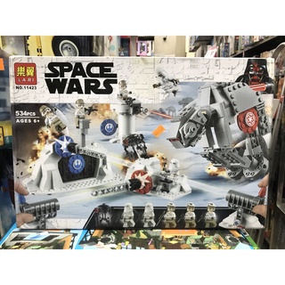 Xếp hình lắp ráp Star Wars 75241 11423 Phòng thủ căn cứ Echo