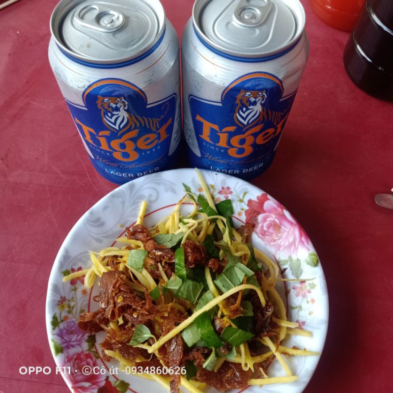 Mực xé sợi tẩm vị (khô mực cay cay ) | BigBuy360 - bigbuy360.vn