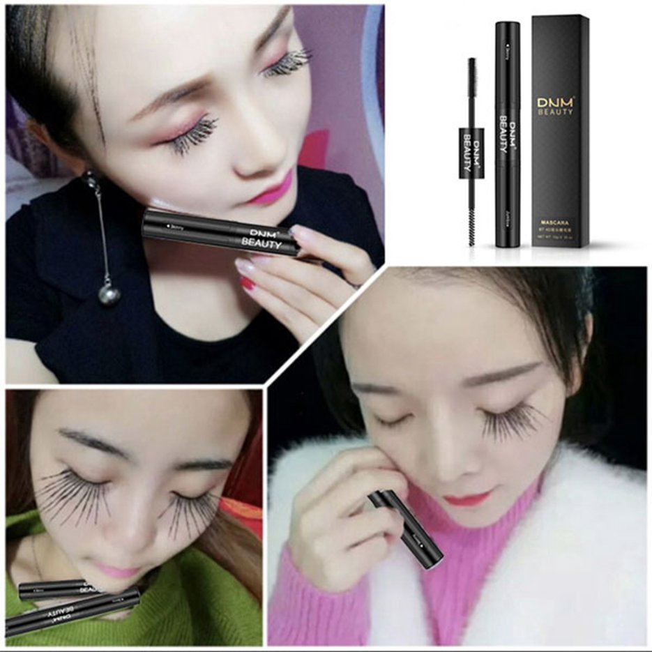 Mascara DNM 4D 2 đầu màu đen giúp kéo dài mi kết cấu mềm mại chống nước | BigBuy360 - bigbuy360.vn