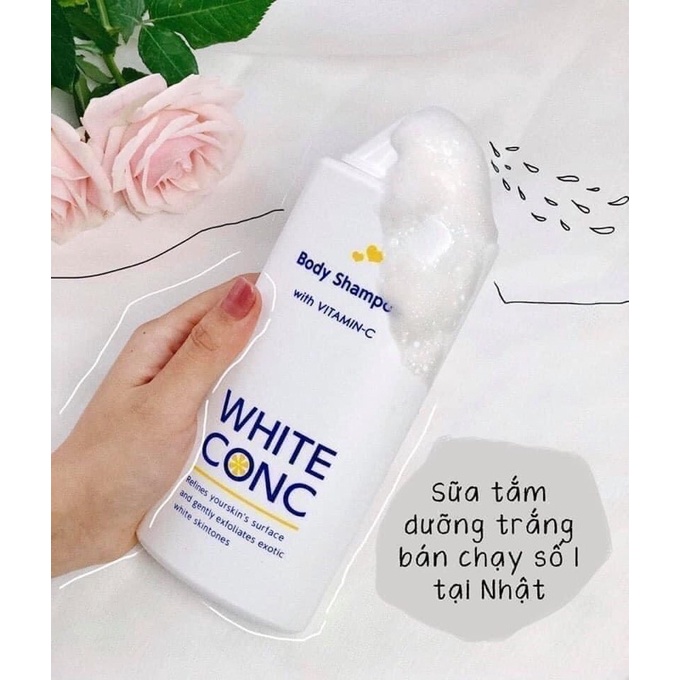 Sữa Tắm Trắng Da White Conc Body Nhật Bản Hàng Chính Hãng