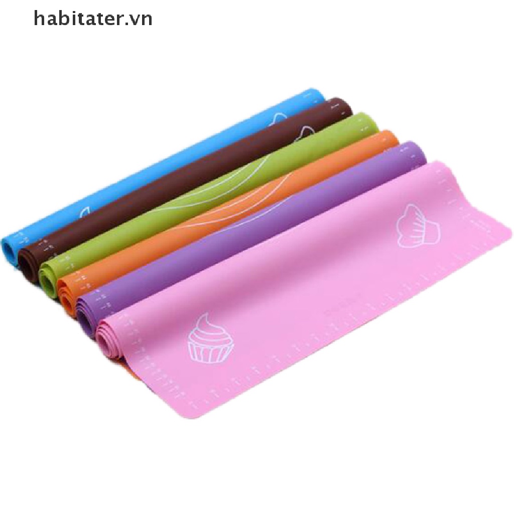 Thảm Silicone Lăn Bột Làm Bánh 30x25cm