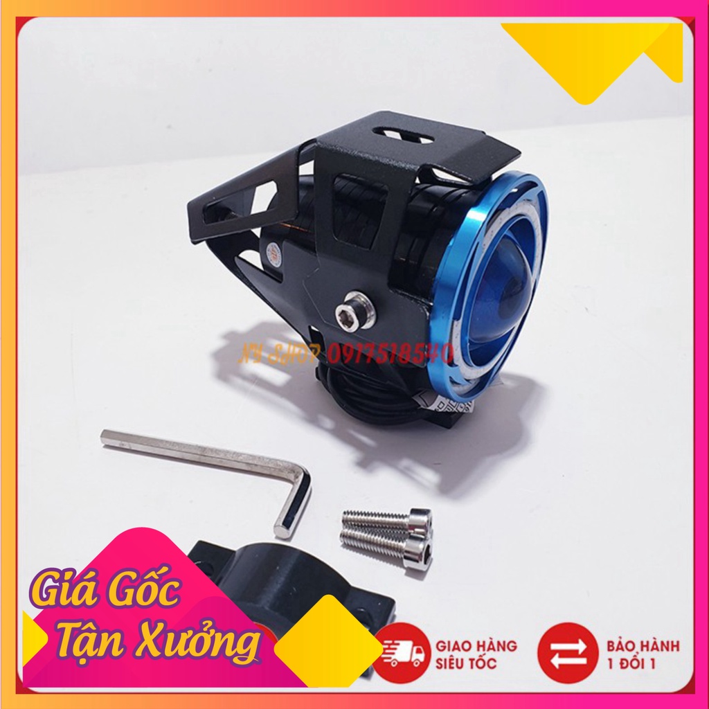 ĐÈN LED U11 TRỢ SÁNG LỒNG NHÔM (3 chế độ, 2 vòng led, tặng công tắc on/off nhỏ)  (Ảnh Sp thật)