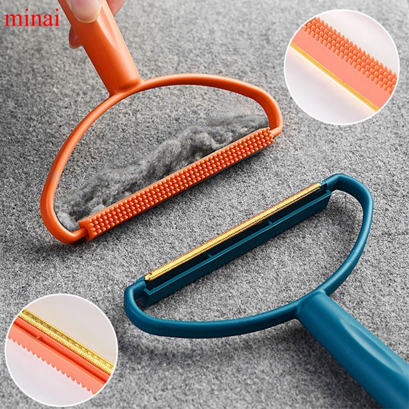 Dụng cụ loại bỏ xơ vải / lông thú cưng thiết kế hai mặt nhỏ gọn tiện dụng