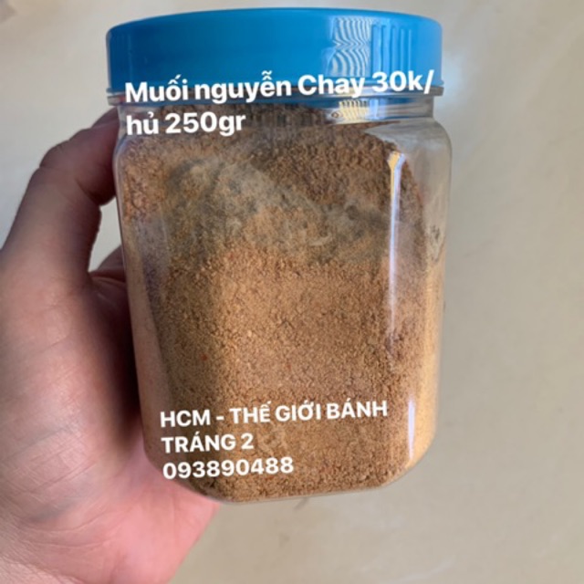 Muối nhuyễn Tây Ninh siêu ngon hủ 250gr- ăn chay được