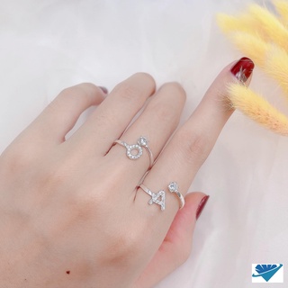 Nhẫn nữ, bạc ta, chữ cái