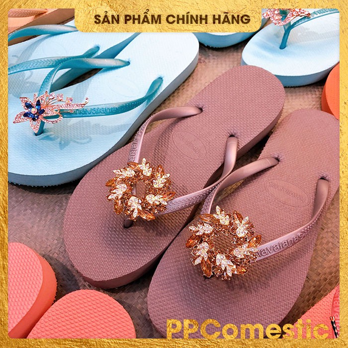 Dép Kẹp Nữ Havaianas Thái Lan (tặng cặp Charm đá ngẩu nhiên)