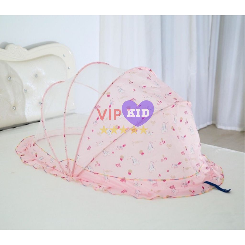 Màn chụp gấp gọn cho bé ngủ ngon, mùng chụp cho bé cao cấp Cường An- vipkid