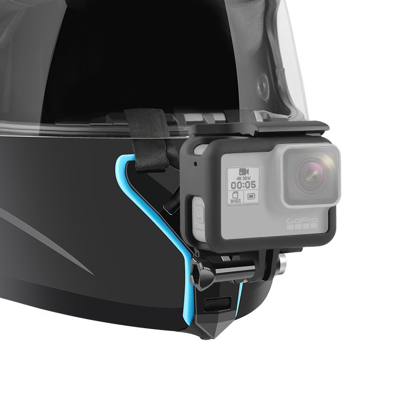 [HOT] Mount Gắn Gopro Lên Bảo Hiểm Fullface, Bộ Gắn Cằm Dây Không Cần Keo Không Để Lại Vết Dơ