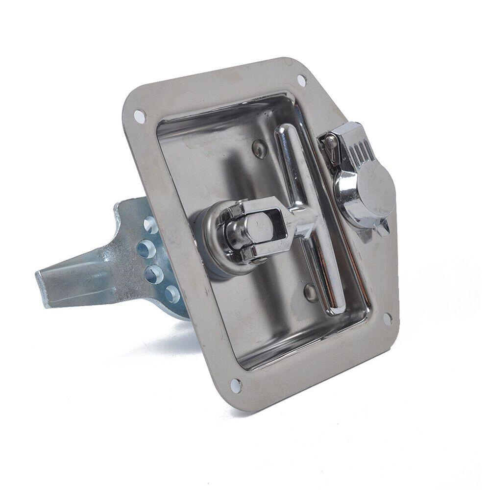 MAYSHOW Ổ Khóa Cửa Tủ Chén Nhà Để Xe Hình Chữ T Bằng Thép Không Gỉ