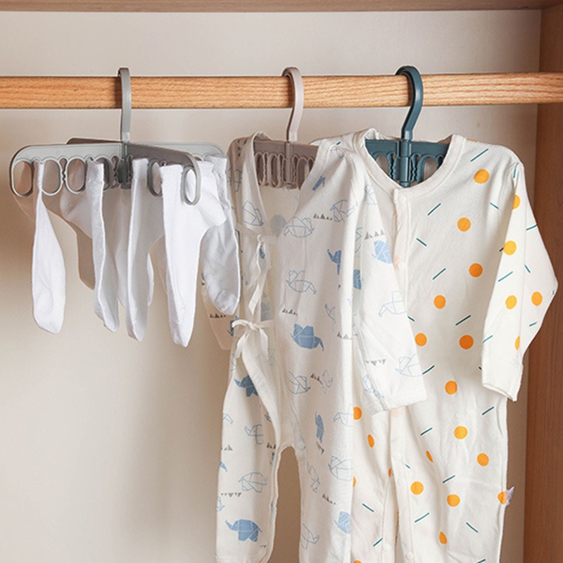 Set 5 Móc Treo Quần Áo Có Thể Gấp Gọn Tiện Lợi