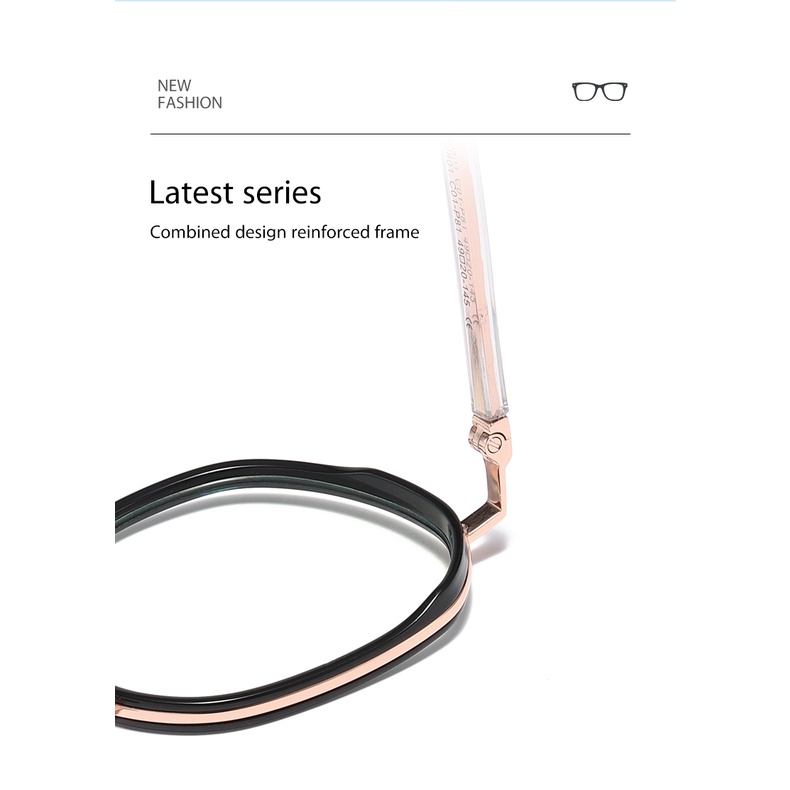 Mắt kính ZELIN TJ801 gọng đa giác chống ánh sáng xanh thời trang