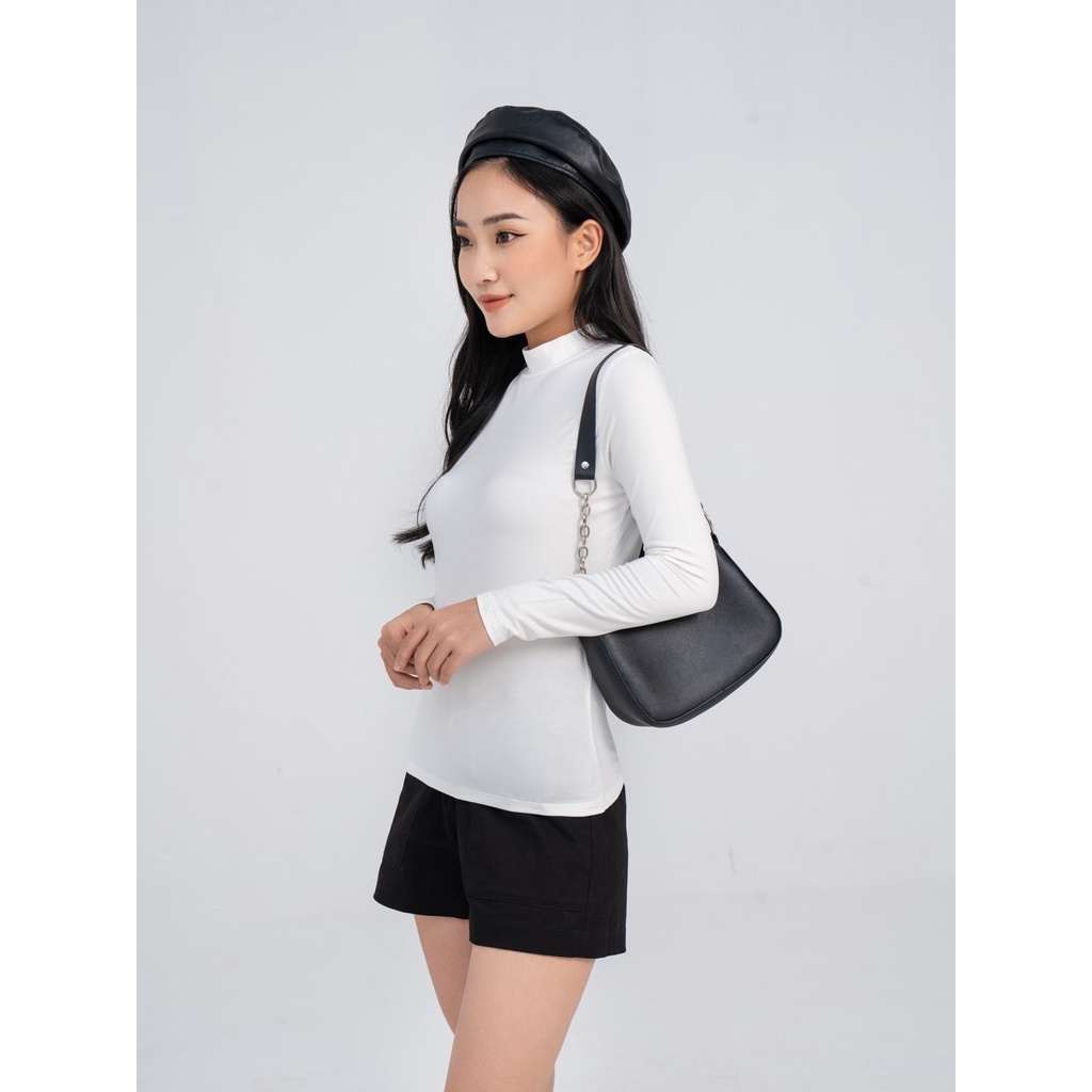 Áo Giữ Nhiệt  Nữ YODY Cổ 3cm Dáng Ôm Giữ Ấm Tốt, Bề Mặt Vải Mịn Màu Sắc Thanh Lịch ATN5104