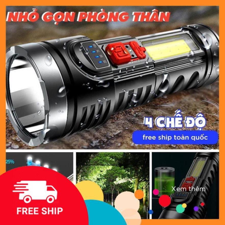 Đèn Pin THÔNG MINH EONMART 2IN1 MOON LIGHT 4 CHế Độ Siêu Sáng ,Siêu NHỏ Gọn 2021 Bền Bỉ [CHÍNH HÃNG]