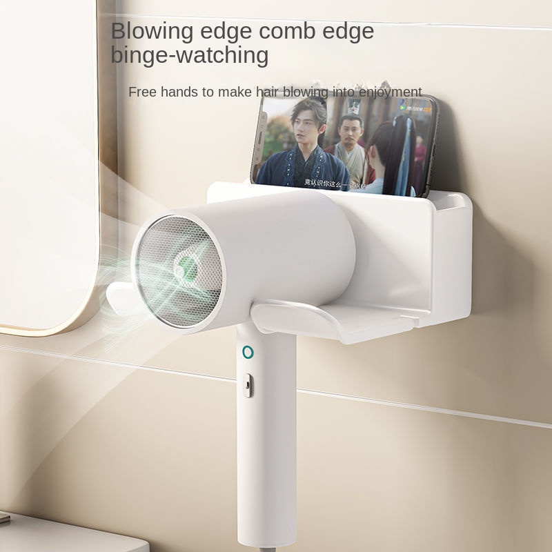 Giá Đỡ Máy Sấy Tóc Gắn Tường Không Cần Đục Lỗ Thông Dụng Cho Mọi Người Mẫu
