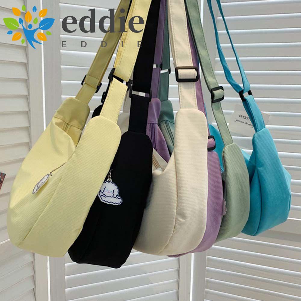Túi Xách Đeo Vai Vải Canvas Có Dây Kéo Sức Chứa Lớn Có Thể Điều Chỉnh Dành Cho Nữ