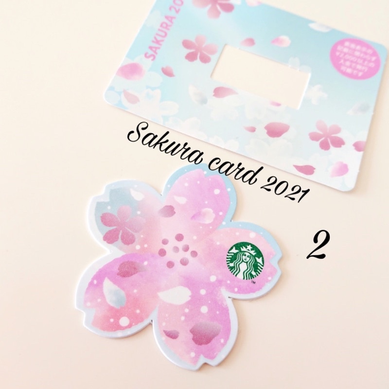 Set thẻ starbucks sakura Nhật 2021
