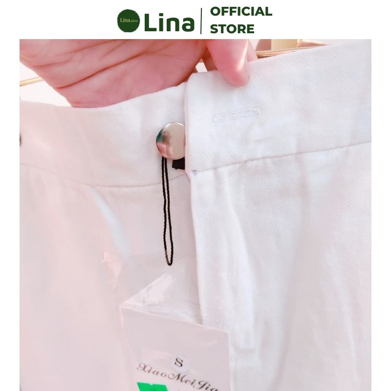 Chân Váy Chữ A Dáng Dài Qua Gối Lưng Cao Công Sở Chất Liệu Kaki Hàn Quốc Cao Cấp LINASTORE 016