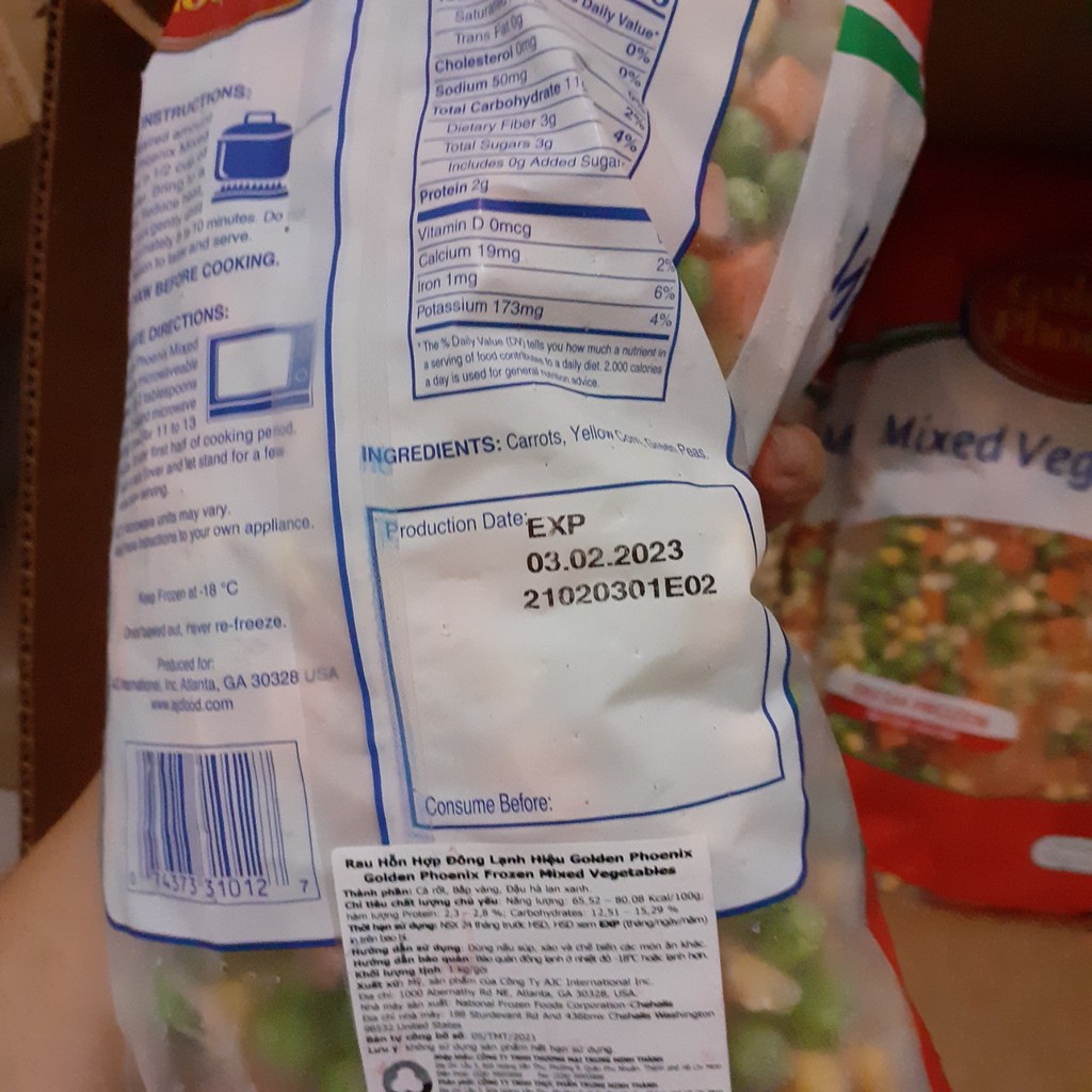 Rau hỗn hợp Golden Phoenix 1kg