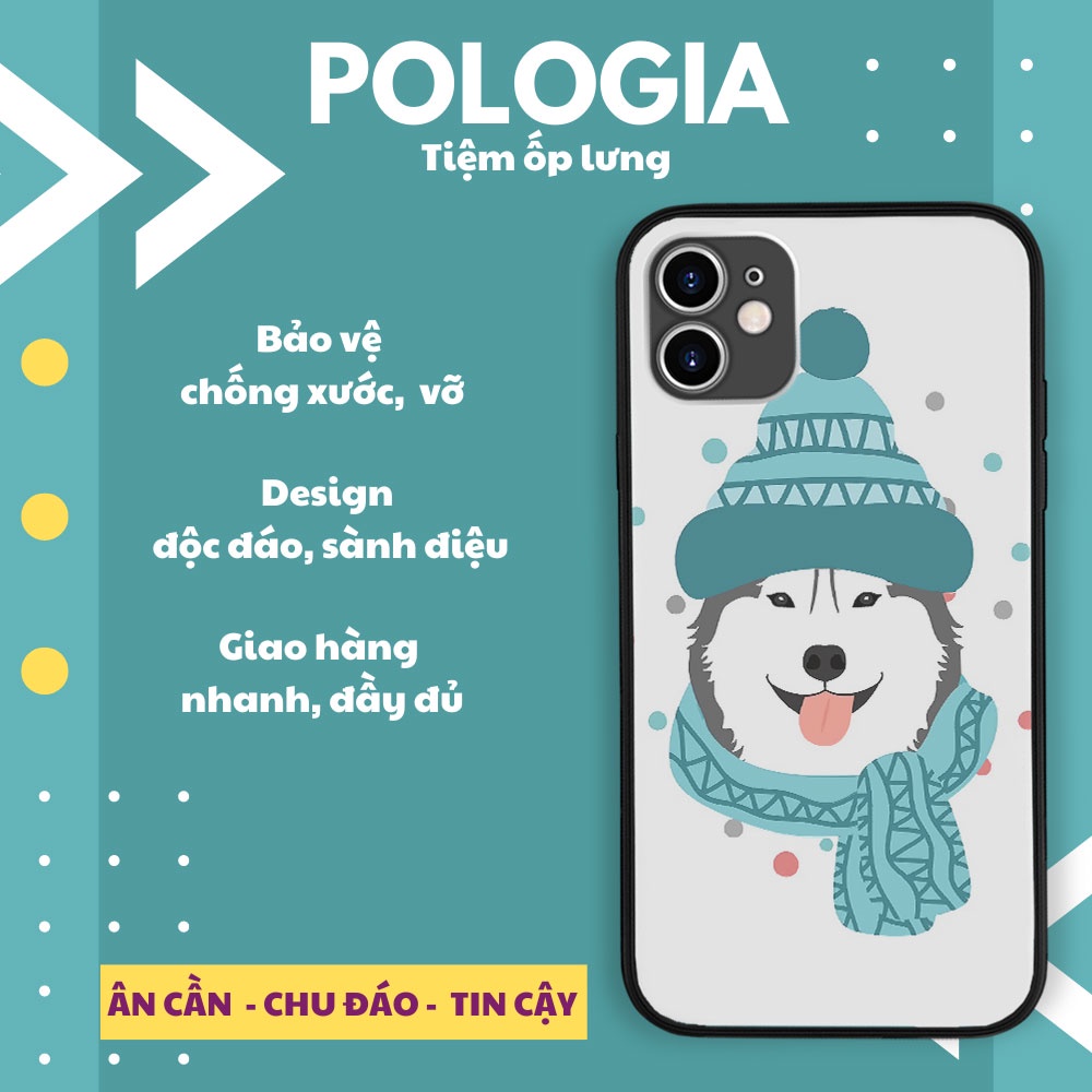 Ốp chống xước HUSKY SIBERIAN IN WINTER POLOGIA độc đáo cho iPhone 6 -14-LAK0021815