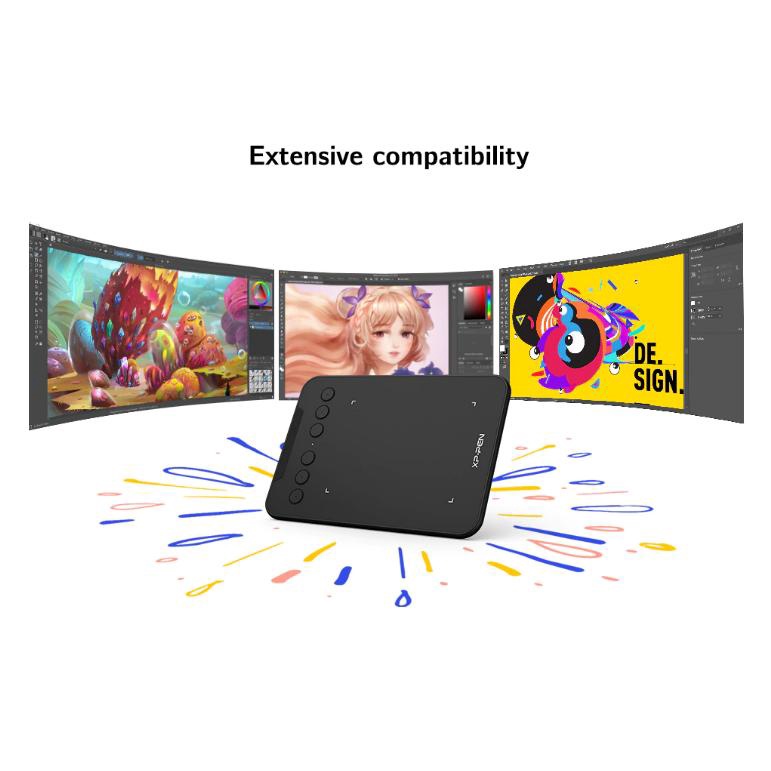 Bảng Vẽ Điện Tử XP-PEN Deco Mini4 Android 8192 Mức Lực Nhấn