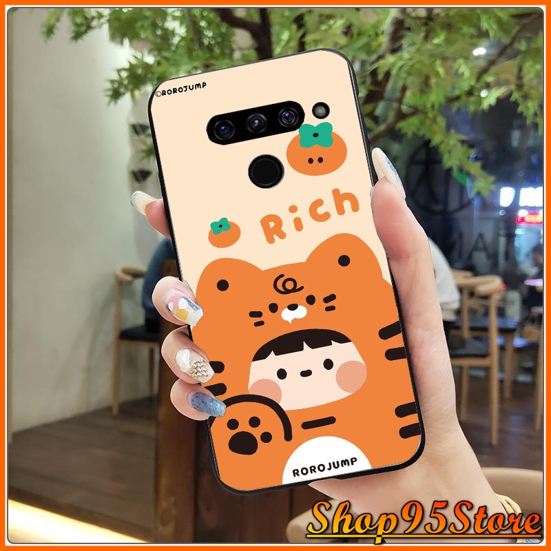 Ốp lưng dẻo TPU LG G6 G7 G8 V30 V40 V50 V60 G8x V50s Velvet V20 in hình Rickit