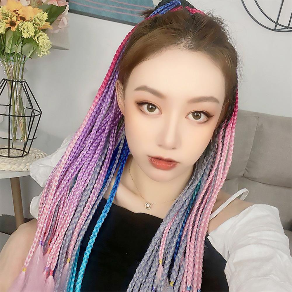 Dây Buộc Tóc Màu Sắc Gradient Sáng Tạo Dành Cho Nữ
