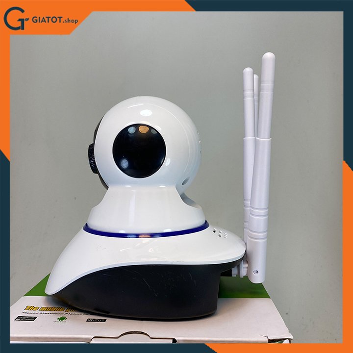 Camera wifi Yoosee chuẩn 3 râu Full HD xoay 360 độ soi đêm có màu + 32G