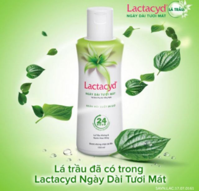 Dung dịch vệ sinh phụ nữ Lactacyd ngày dài tươi mát