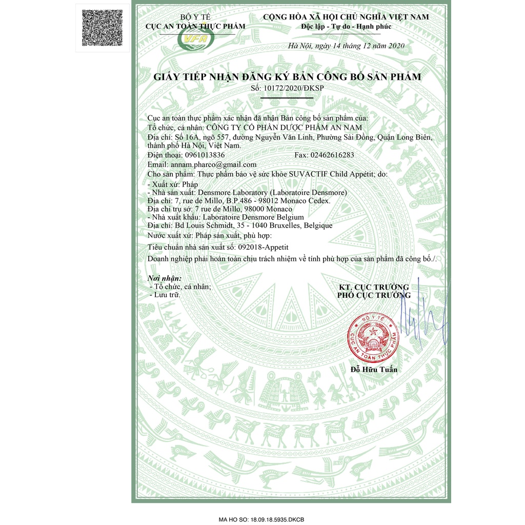 Siro ăn ngon Suvactif Child Appetit –  Hỗ trợ bé ăn ngon miệng, tăng cân tự nhiên