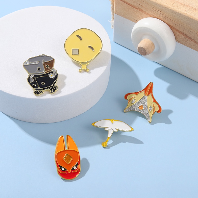Ghim cài áo hình động vật hoạt hình dễ thương cho nữ