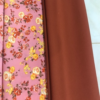 Vải đũi lụa hoa hồng nhí