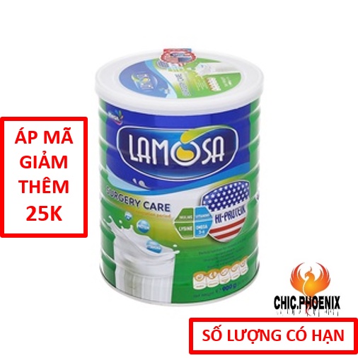 [ Giảm Sốc ] Sữa bột Lamosa Surgery Care lon 900g