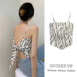 Áo Kiểu Hai Dây Thiết Kế Độc Đáo Thời Trang Cho Nữ