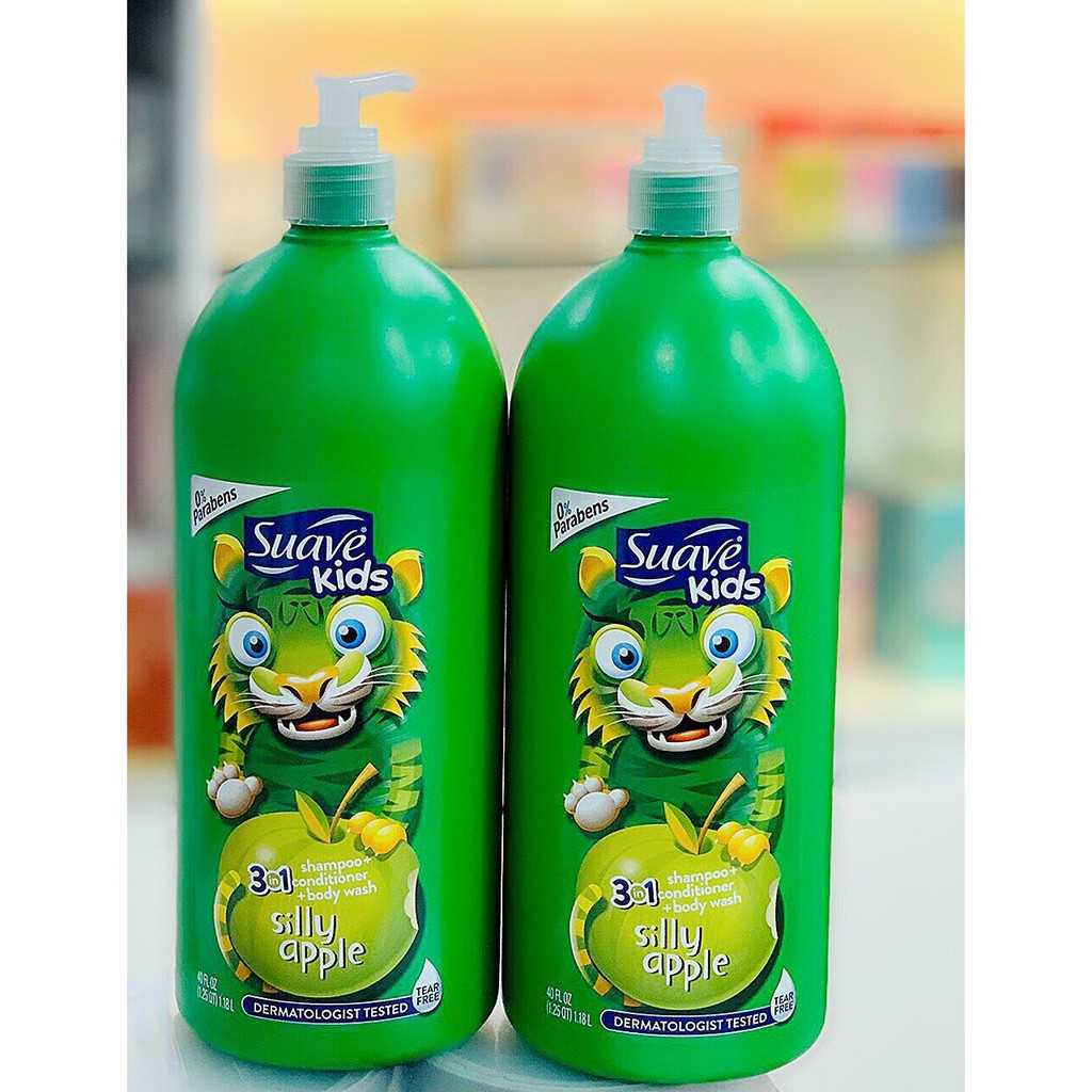 MẪU MỚI - SỮA TẮM- GỘI- XÃ SUAVE KID 1180ML CỦA MỸ | Siêu Thị Mới