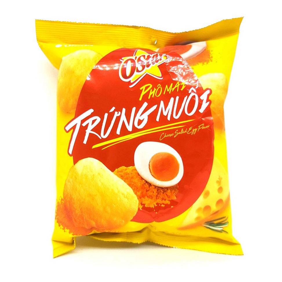 Snack Khoai Tây Ostar Orion Vị Trứng Muối, Kim chi, Muối, Tảo biển, Sườn nướng