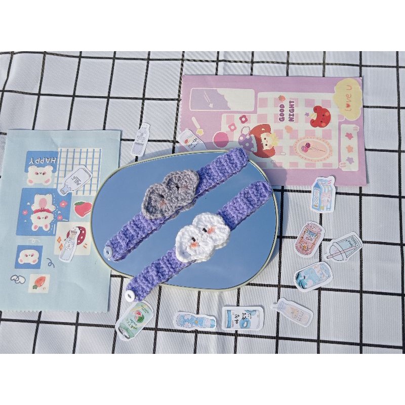 Vòng đeo tay handmade hình đám mây cute☁