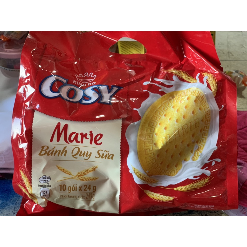 Bánh quy sữa Cosy Marie Bịch Từng Gói Nhỏ 24g* 10 gói