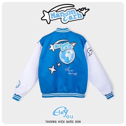 Áo khoác THE BLUE PLANET VARSITY