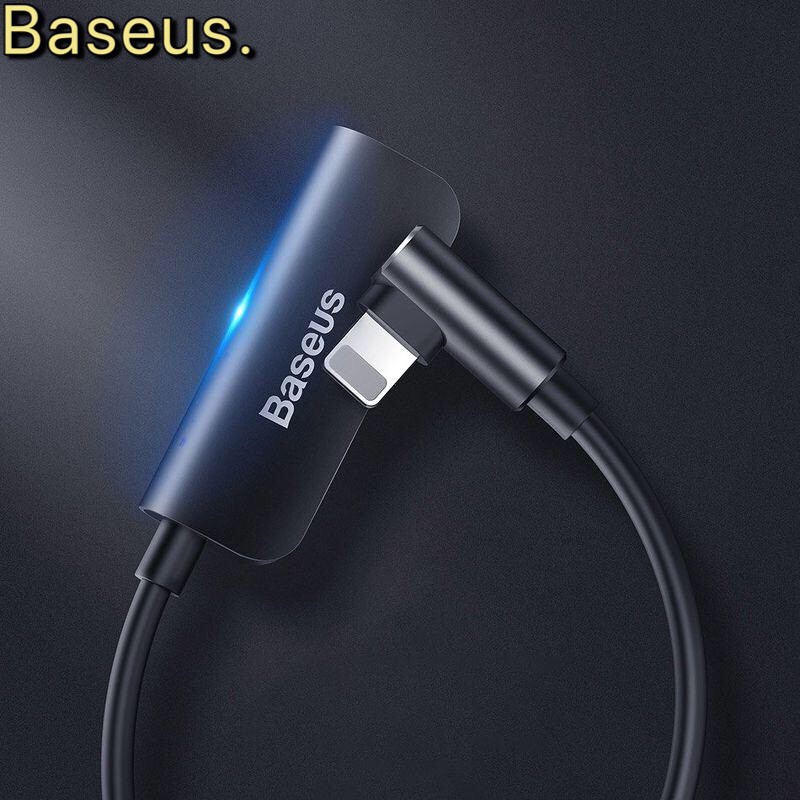 Cáp jack chuyển đổi Lightning sang lightning + 3.5mm CALL50S Baseus Hàng Chính Hãng