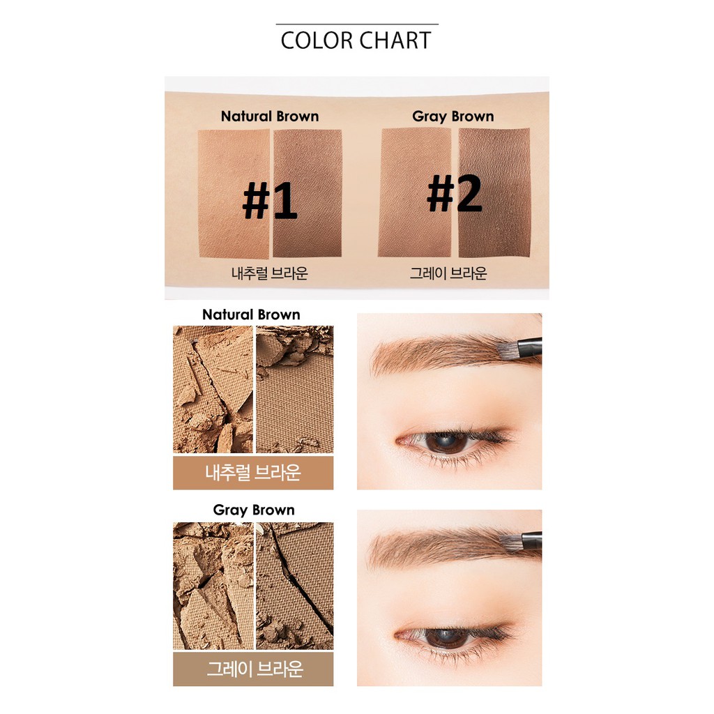 Bột Tản Mày MISSHA Twin Brow Kit 4,4g
