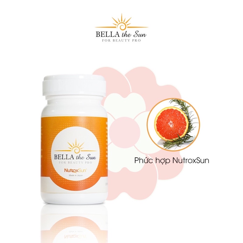 Viên Uống Chống Nắng Nội Sinh Nhật Bản Bella The Sun 30 viên