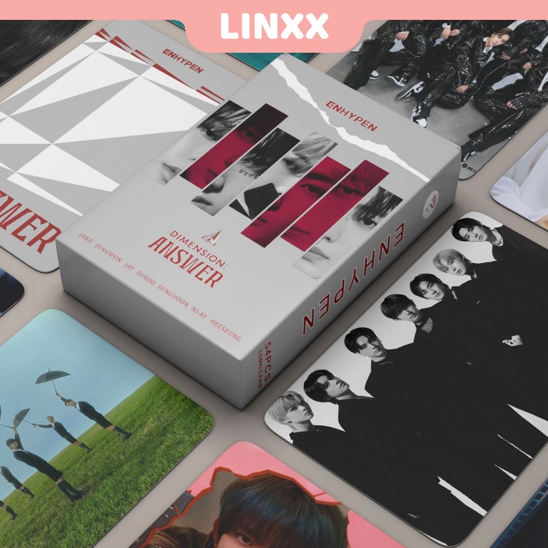Linxx 54 Thẻ Hình Nhóm Nhạc ENHYPEN Album Kpop