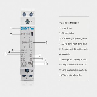 Khởi động từ 1 pha CHINT NCH8