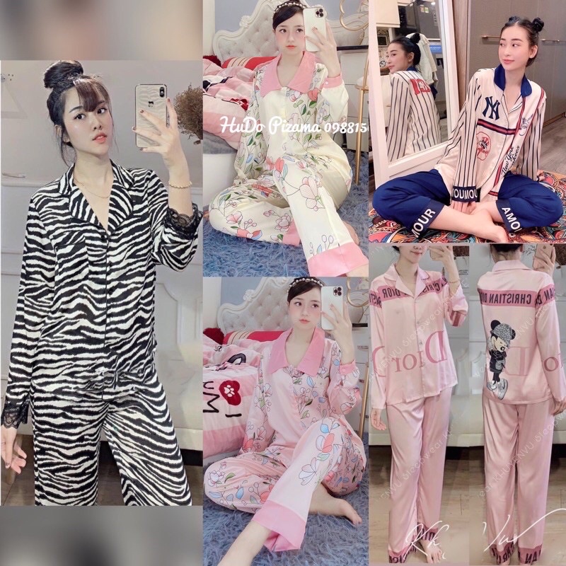 Bộ pijama lụa mango satin