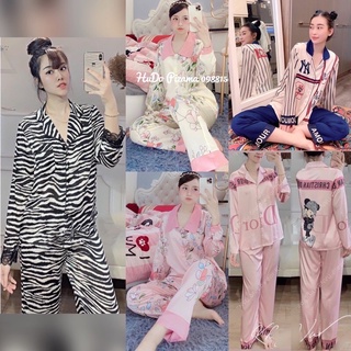Bộ pijama lụa mango satin