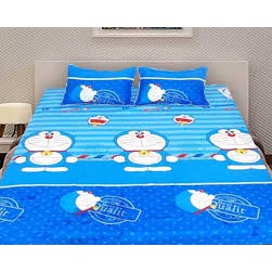 Bộ ga gối trẻ em hình Doraemon