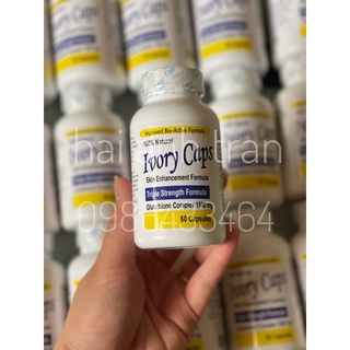 Viên uống trắng da,hỗ trợ mờ nám Ivory caps Mỹ