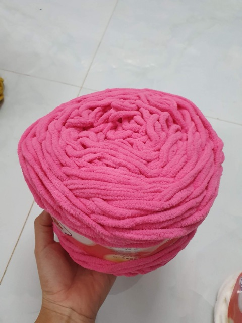 Len bông sữa cuộn to 200g