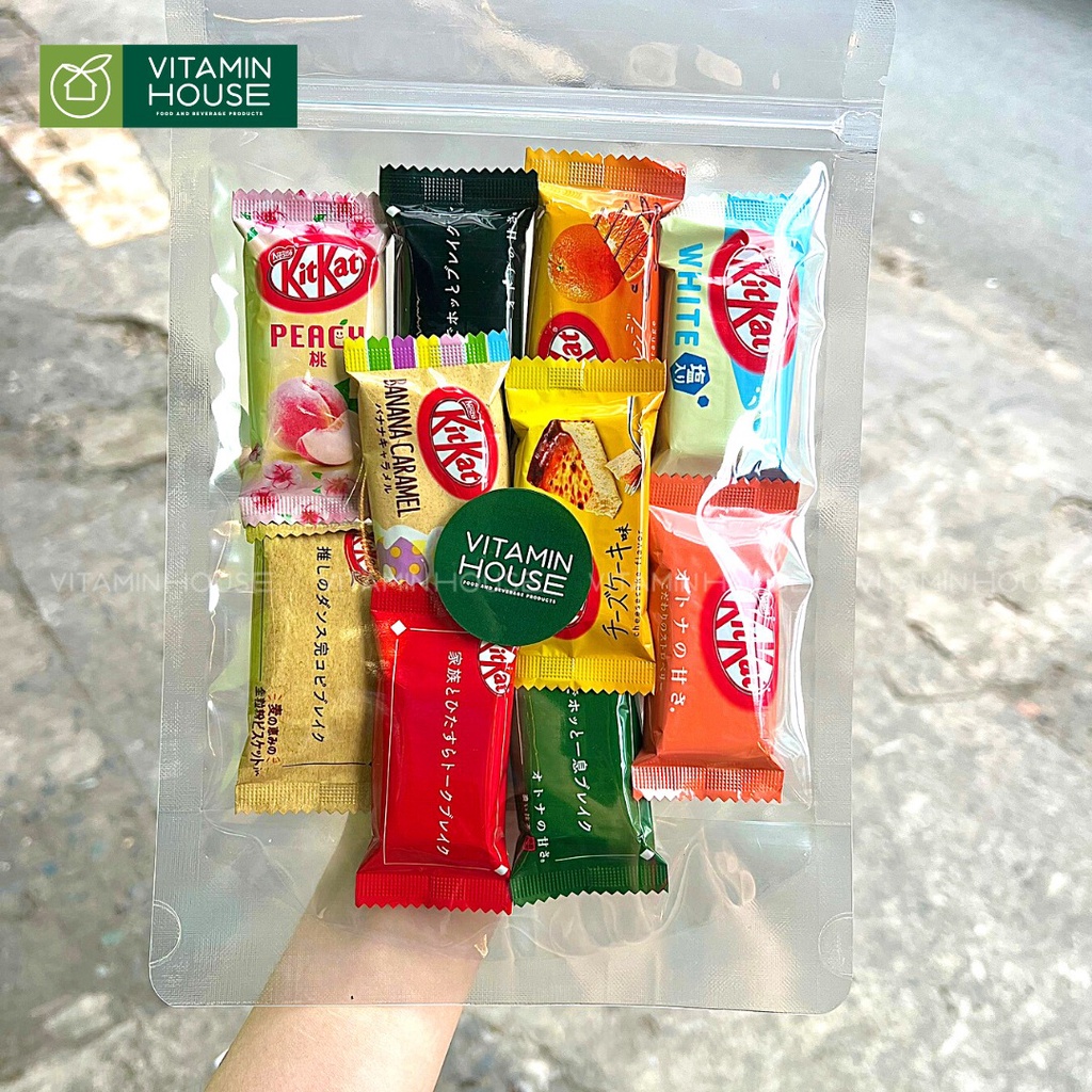 KitKat Nhật Mix 10 Thanh 10 vị Hot nhất - Vitamin House
