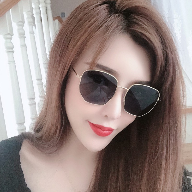 Kính mát kính râm thời trang gọng đa giác phong cách cổ điển nhiều mầu cá tính dành cho nữ | BigBuy360 - bigbuy360.vn